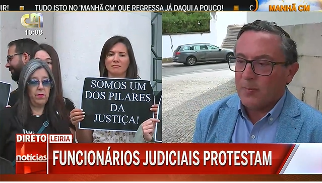 Funcionários Judiciais protestam – CMTV