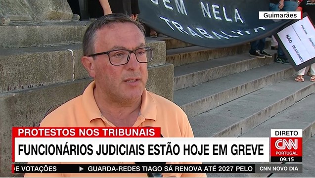 Funcionários Judiciais estão hoje em Greve – Guimarães – CNN Portugal