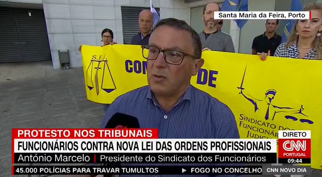 Concentração junto ao Palácio da Justiça – CNN Portugal