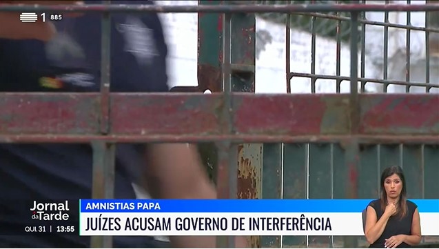 Juizes acusam governo de interferência – RTP1 – Jornal da Tarde