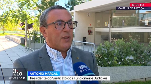 António Marçal antevê a Greve dos Funcionários Judiciais – RTP – 1set2023