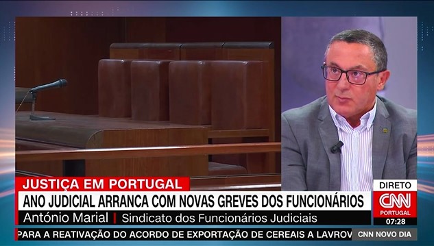 António Marçal explica as razões da greve – CNNPortugal – 1set2023