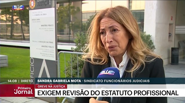 Gabriela Mota explica as reivindicações dos OJ – Primeiro Jornal SIC – 20out2023
