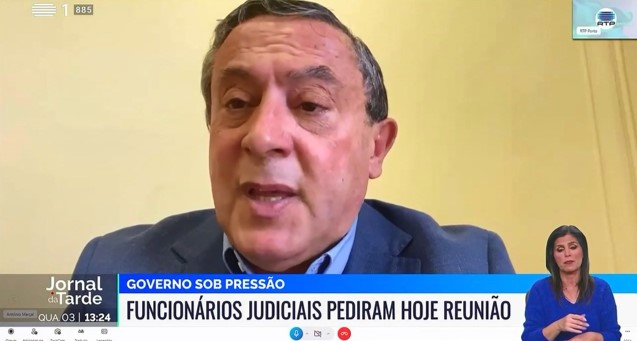 Funcionários Judiciais pediram reunião urgente com a Ministra da Justiça – RTP1 – Jornal da Tarde – 03abr2024