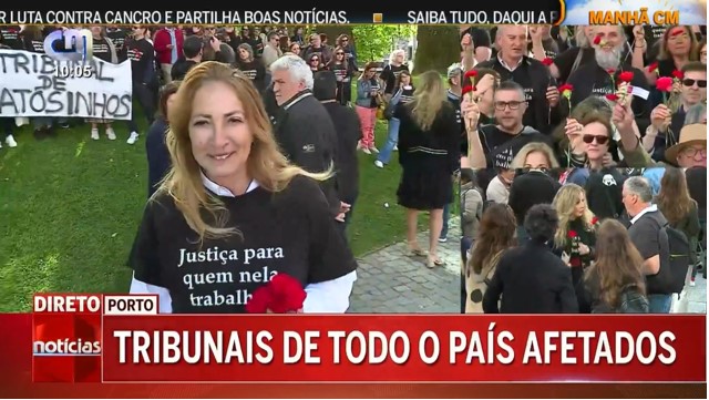 Gabriela Mota e Sergio Silva explicam as razões da Greve e manifestação – CMTV Noticias – 24abr2024