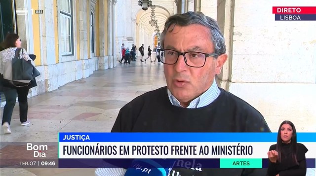 Antonio Marçal junto ao Ministério da Justiça em entrevista à RTP – 7mai2024