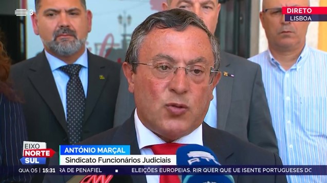 António Marçal em declarações à saída da reunião com a Sr.ª Ministra da Justiça – 05maio2024