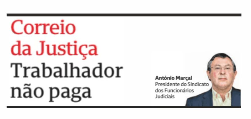 Trabalhador não paga – Correio da Justiça – CMJornal